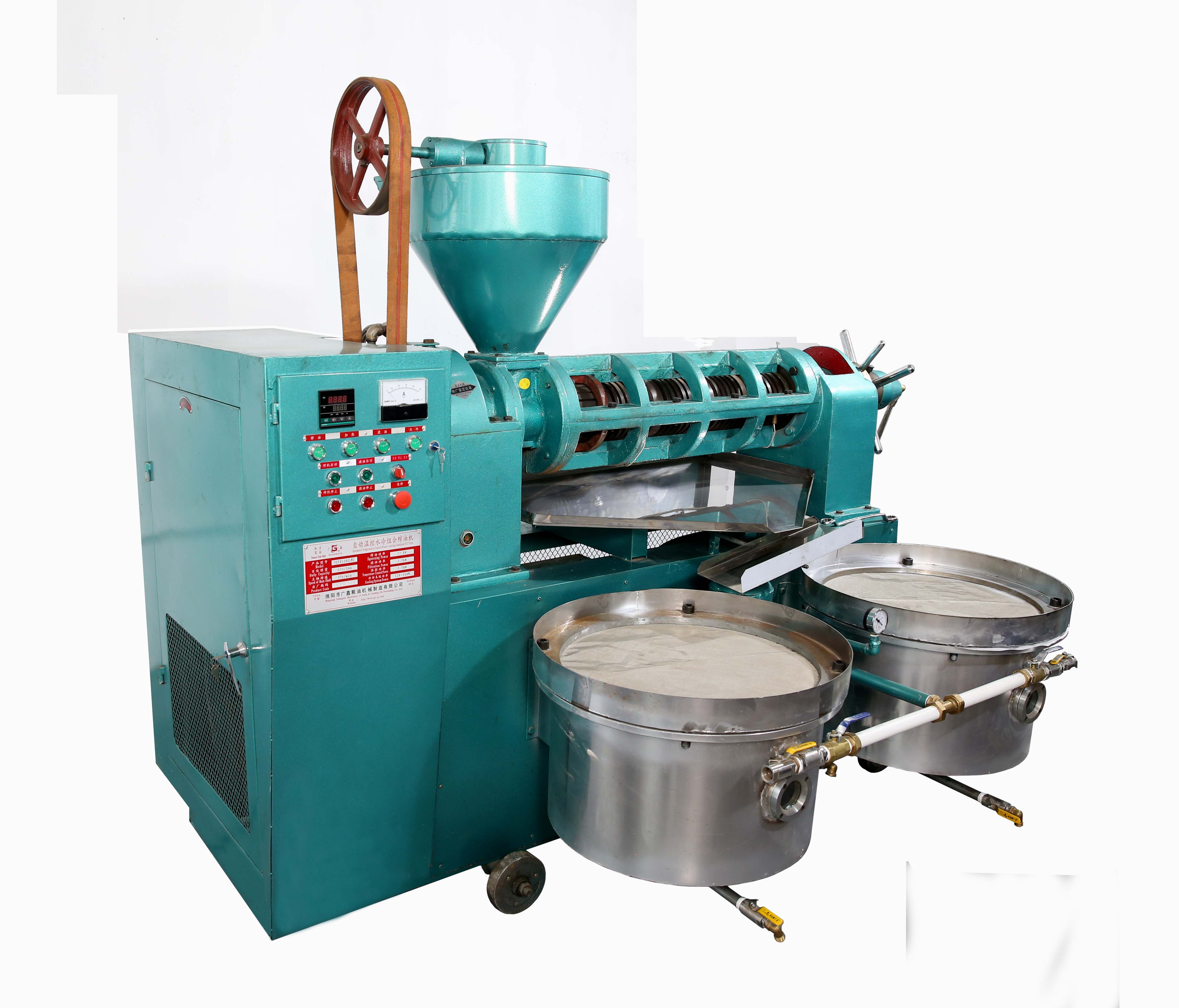 YZYX120SLWZ自動(dòng)溫控水冷組合榨油機(jī)